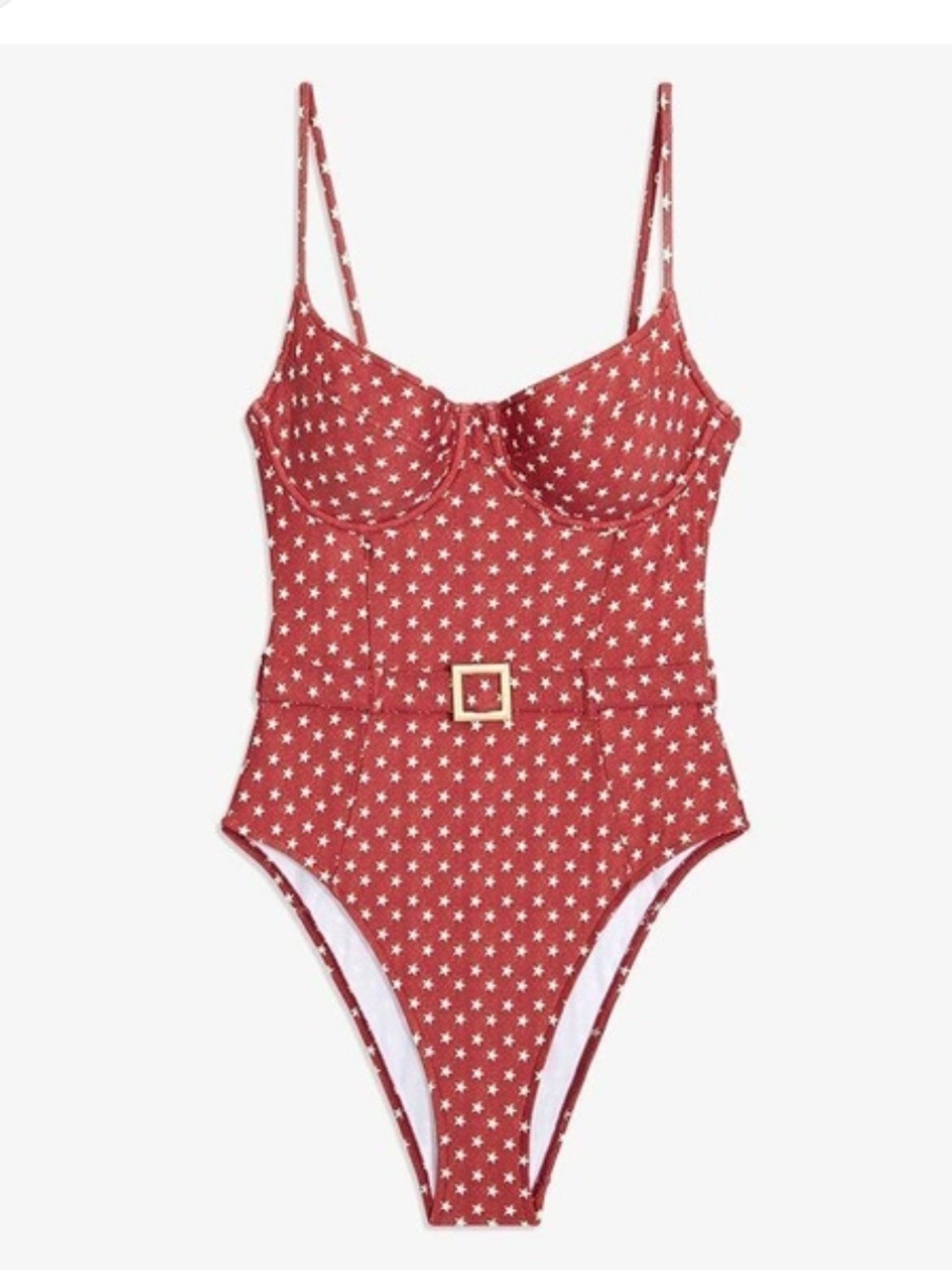 WeWoreWhat belted one piece NWT